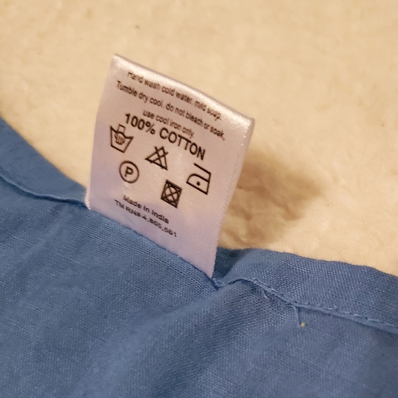 La Leela Blue Cover Up Dress - Picture 3 of 7